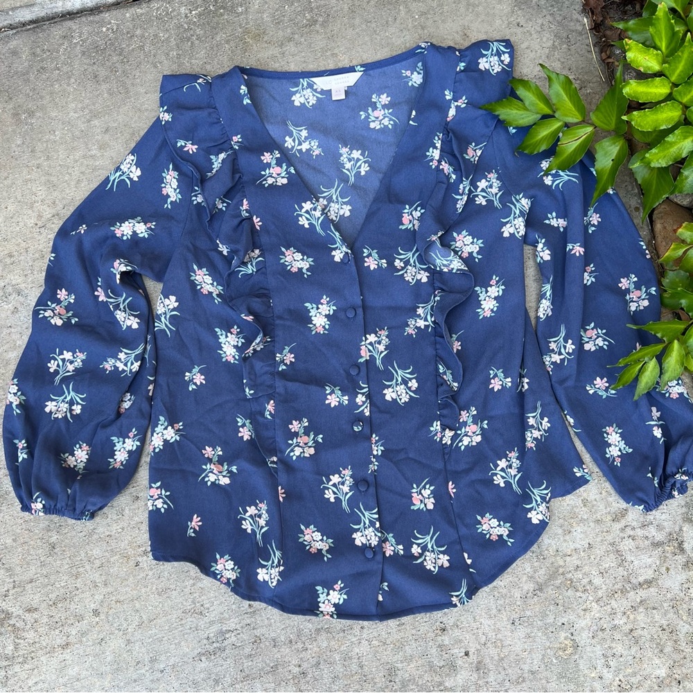 Women’s Lauren Conrad Ruffle Blouse